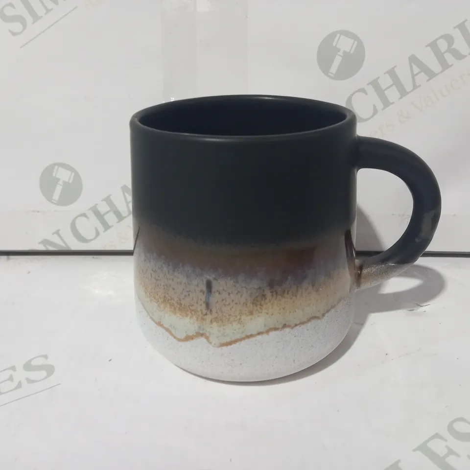 SASS & BELLE MOJAVE GLAZE BLACK MUG
