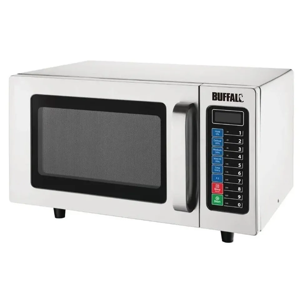 BUFFALO FB862 PROGRAMMABLE COMMERCIAL MICROWAVE 25L 1000W 