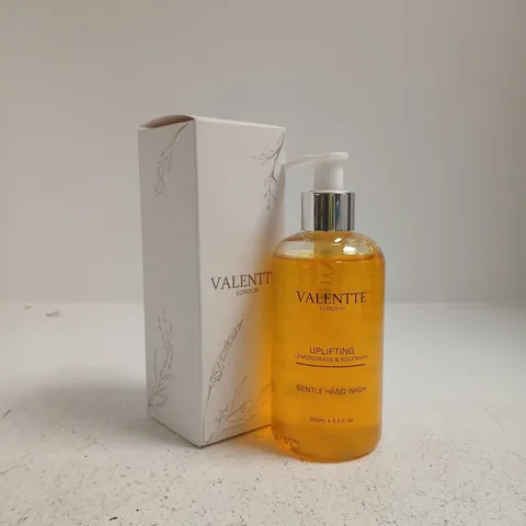 VALENTTE LONDON UPLIFTING HAND WASH – LEMONGRASS & ROSEMARY, 250ML