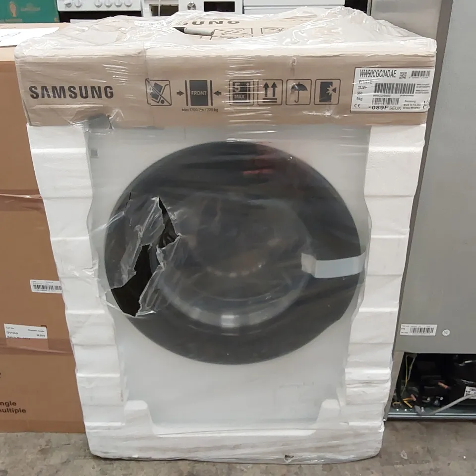 PACKAGED SAMSUNG WW90CGC04DAE WASHING MACHINE WHITE 1400 SPIN 9KG A RATED ECOBUBBLE