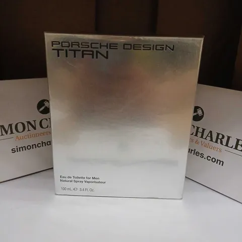 BOXED AND SEALED PORSCHE DESIGN TITAN EAU DE TOILETTE FOR MEN 100ML