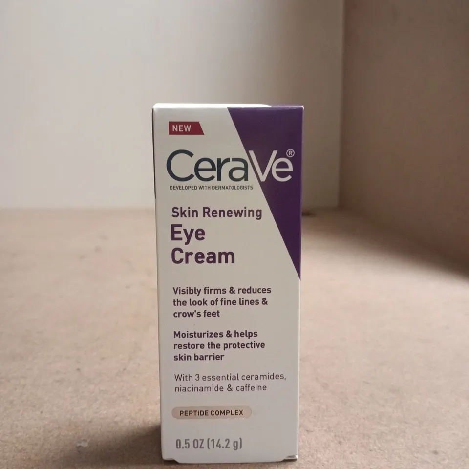 BOX OF APPROXIMATELY 10 ASSORTED BEAUTY PRODUCTS INCLUDING CERVE EYE CREAM, NATURE SPELL TONER AND SADOER SUNSCREEN LOTION
