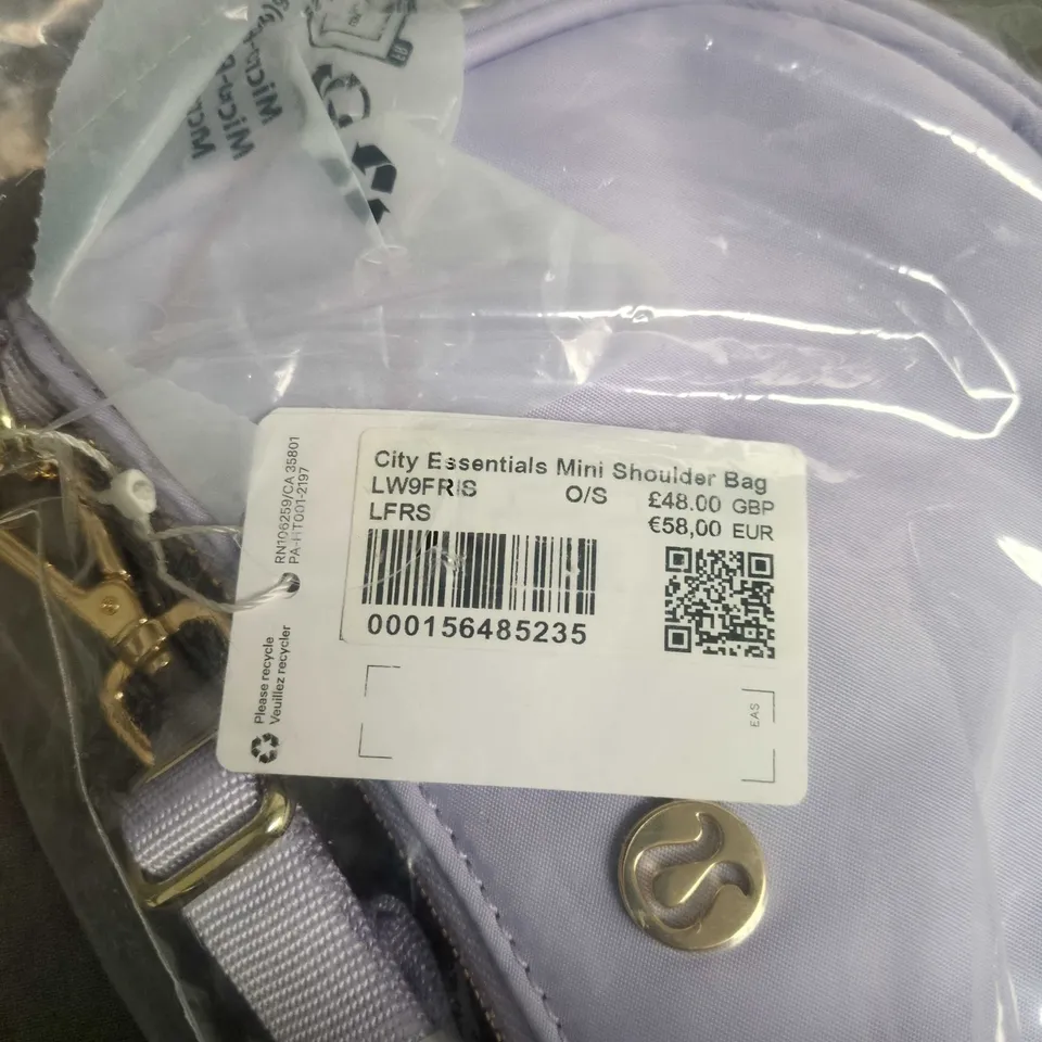LULULEMON CITY ESSENTIALS MINI SHOULDER BAG – LAVENDER FROST