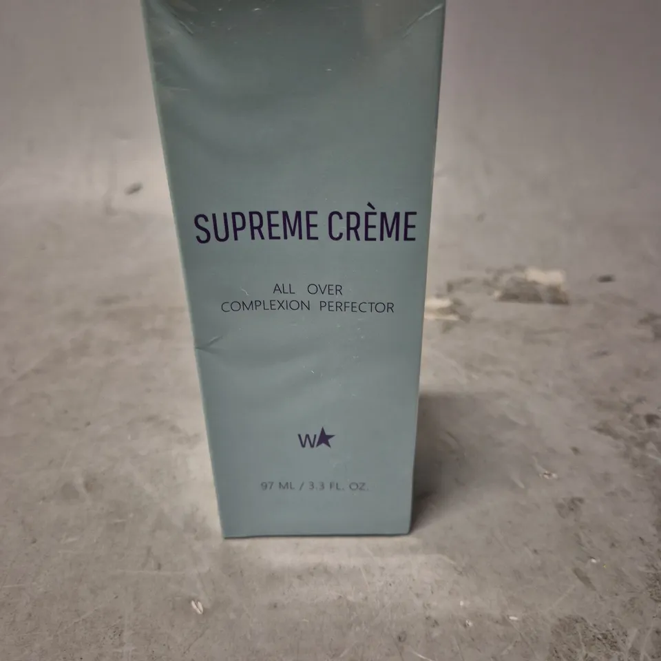 APPROXIMATELY 25 SEALED SUPREME CREME ALL OVER COMPLEXION CORRECTOR - 97ML