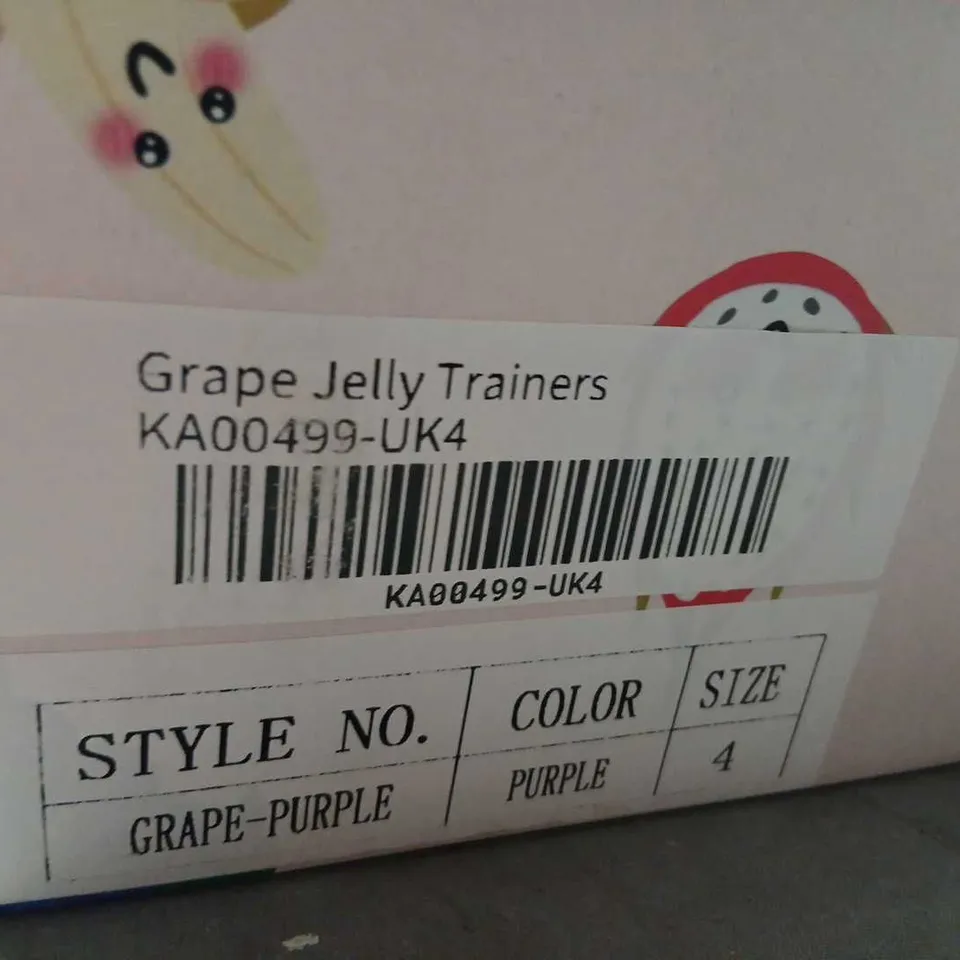 KOI FRUITTI TUTTI GRAPE JELLY TRAINERS – PURPLE UK 6