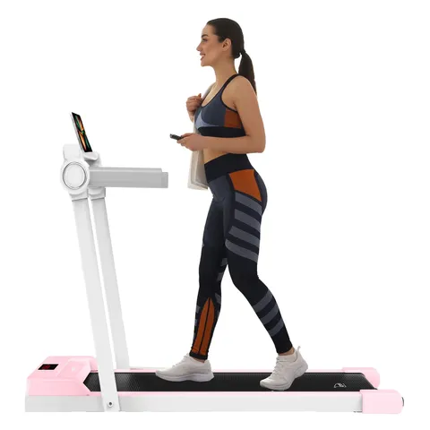 BOXED NEO PINK WALKING PAD TREADMILL WITH HAND RAIL