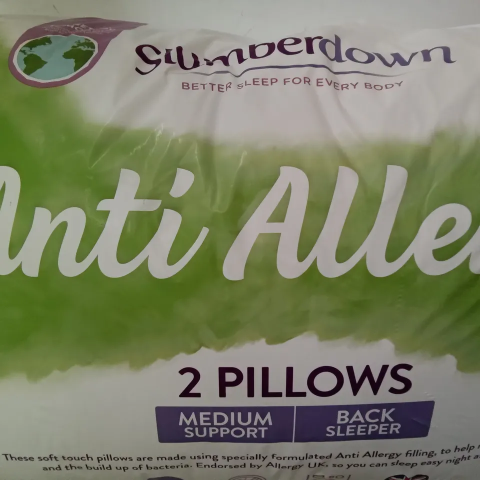 SLUMBERDOWN ANTI ALLERGY PILLOW