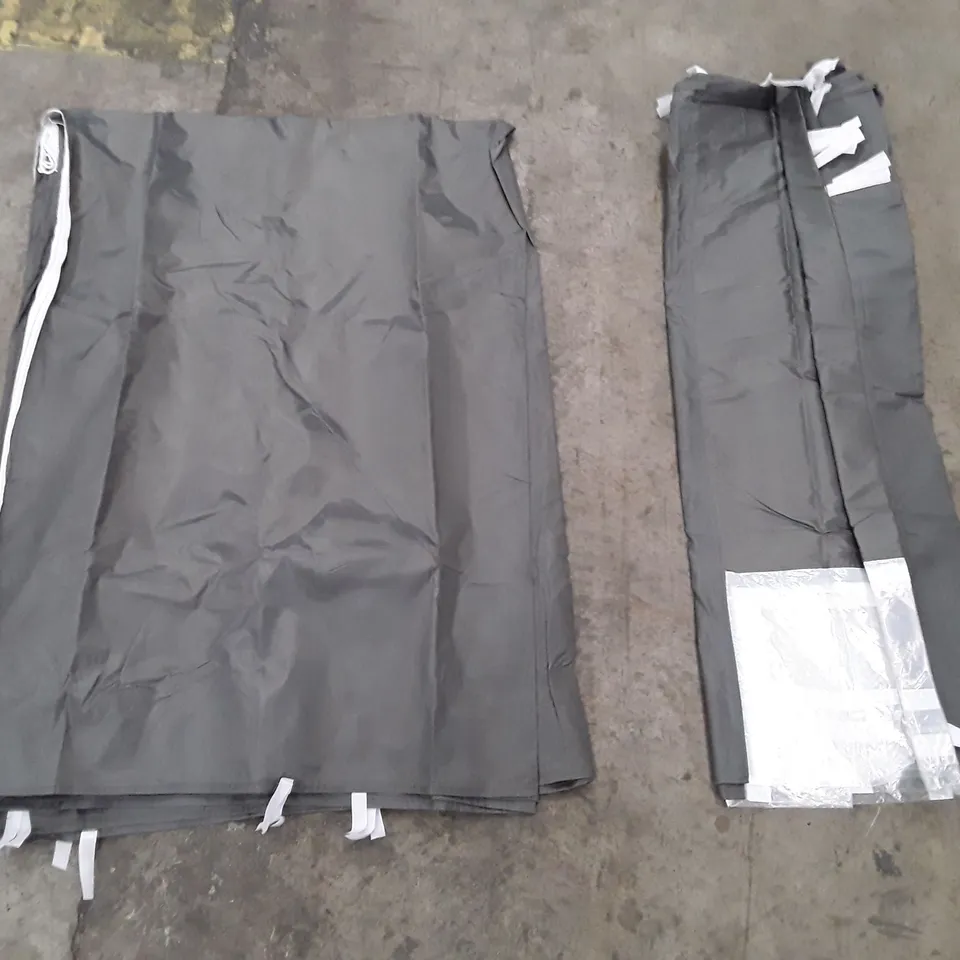 BOX CONTAINING 2 GREY OUTDOOR COVERS