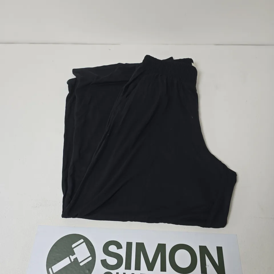 BONPRIX WIDE LEG BLACK TROUSERS SIZE 10