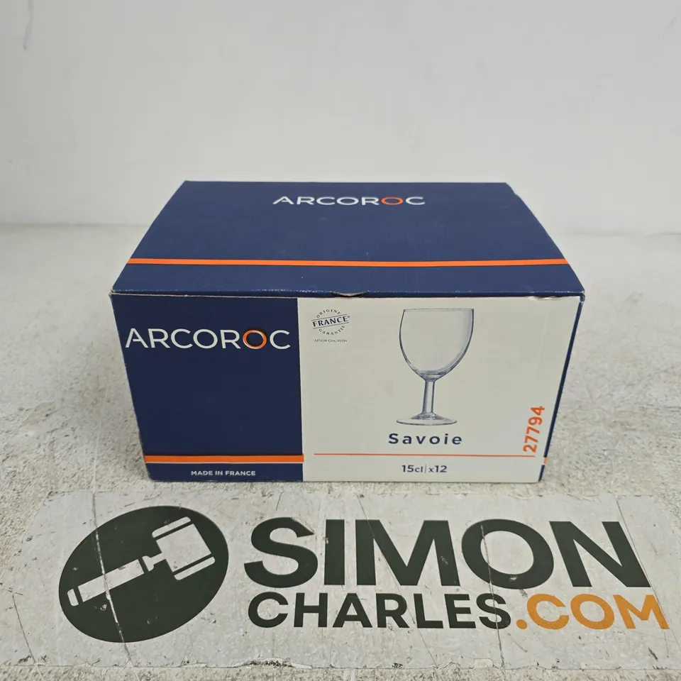 ARCOROC SAVOIE 15CL WINE GLASSES, BOX OF 12
