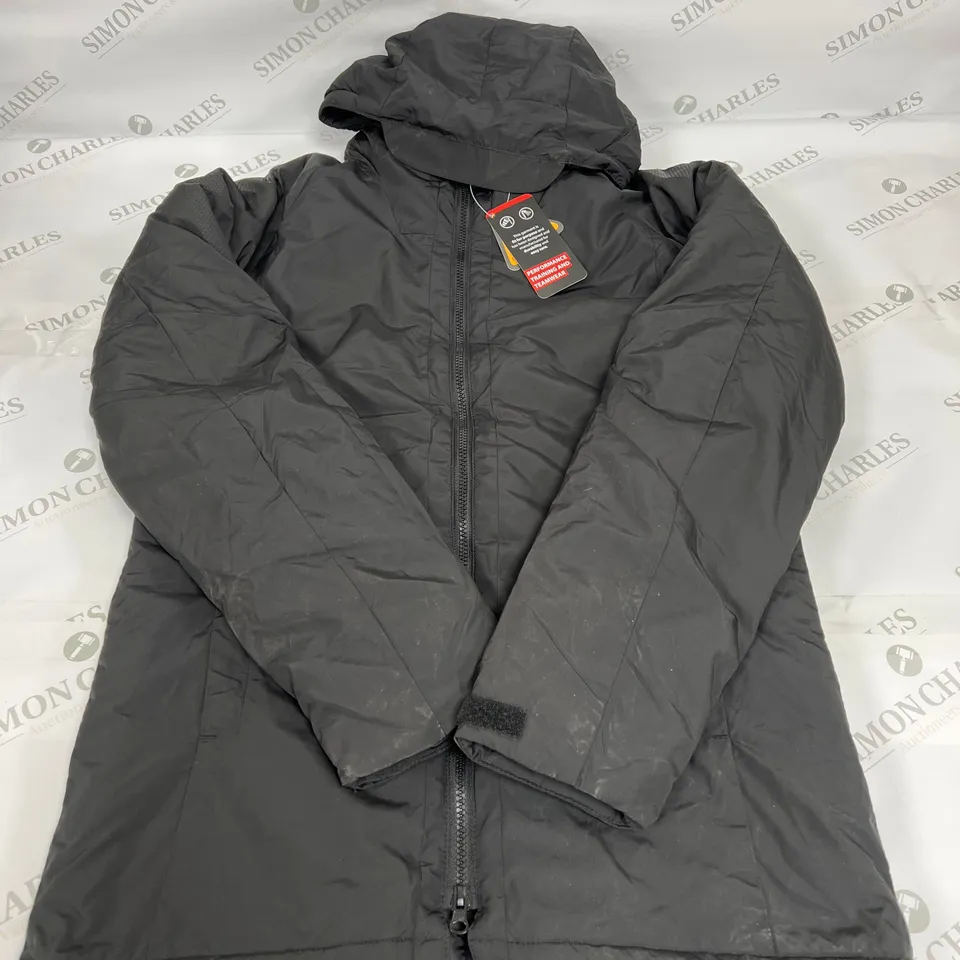 WIND RESISTANT INSULATED SHOWER PROOF JACKET IN BLACK SIZE SMALL