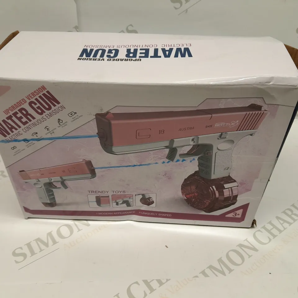 THREE ASSORTED BRAND NEW BOXED WATER GUN ELECTRIC CONTINUOUS EMISSION