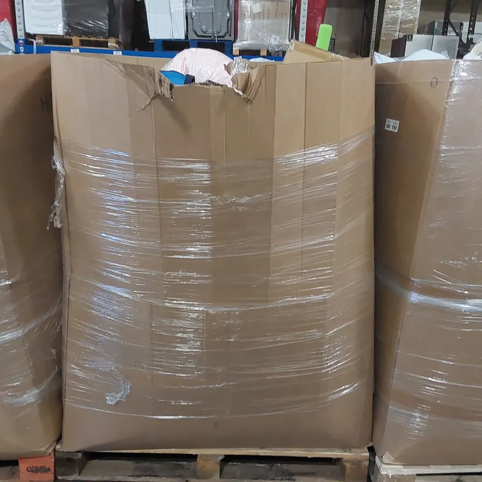 PALLET OF ASSORTED PILLOWS, CUSHIONS AND RELATED COMFORT PRODUCTS ECT