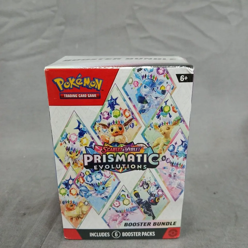 POKÉMON SCARLET & VIOLET PRISMATIC EVOLUTIONS BOOSTER BUNDLE – 6 BOOSTER PACKS (SEALED)
