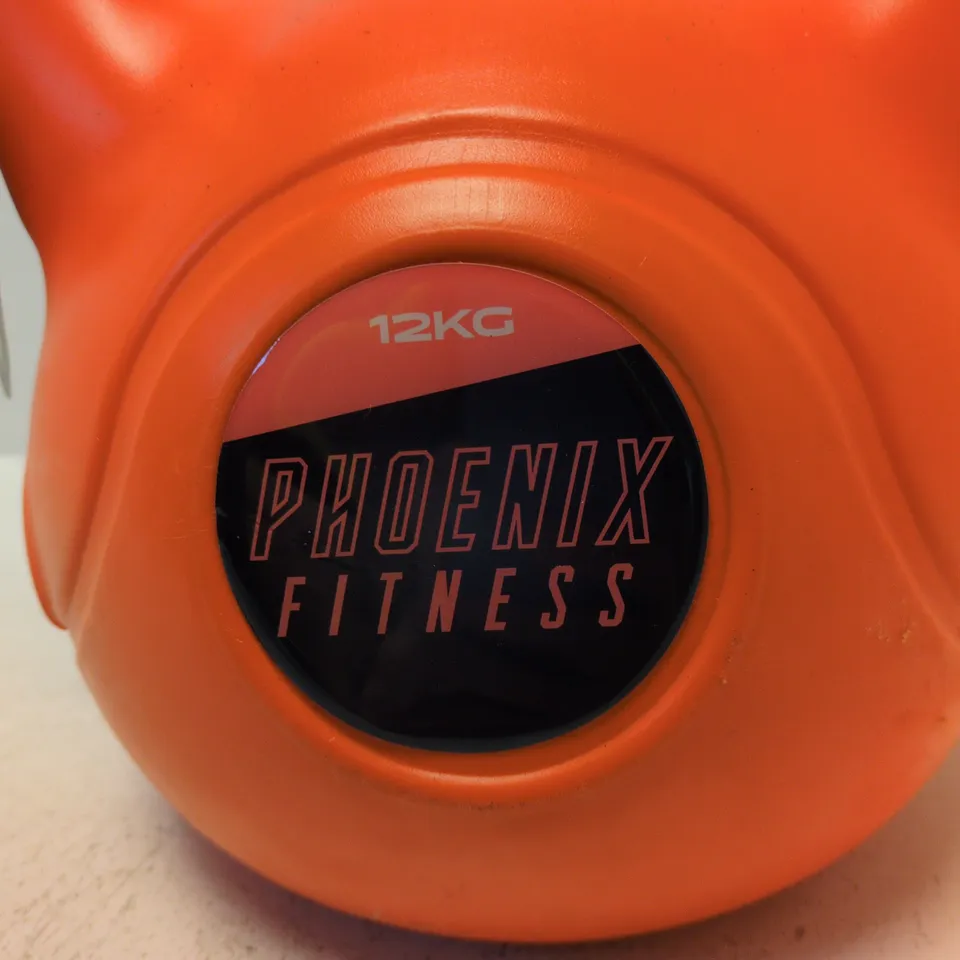PHOENIX FITNESS VINYL KETTLEBELL – 12KG