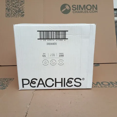 PEACHIES SIZE 01 198 NAPPIES BOXED