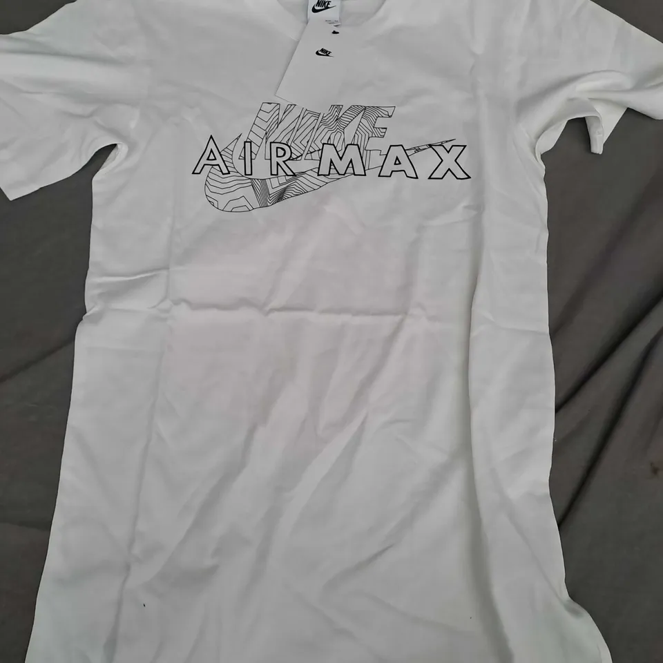 NIKE MENS AIR MAX TEE IN WHITE - XS