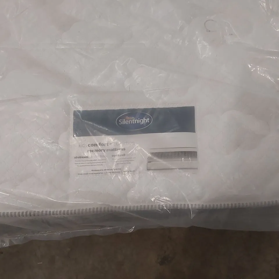 QUALITY BAGGED SILENTNIGHT MEMORY 90CM SINGLE MATTRESS