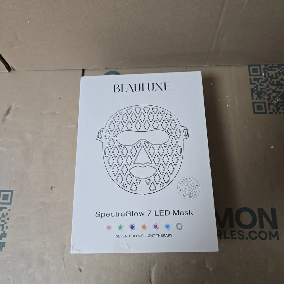 BEAULUXE SPECTRAGLOW 7 LED MASK – LED FACIAL THERAPY MASK (BOXED)