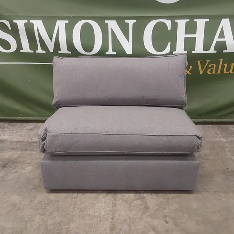 QUALITY DESIGNER SOFA SECTION - GREY FABRIC