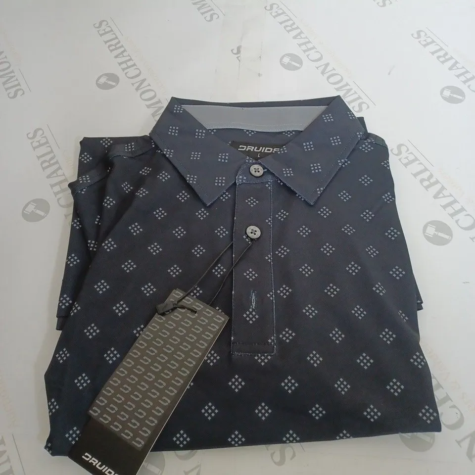 DRUIDS DIAMOND POLO SIZE L 