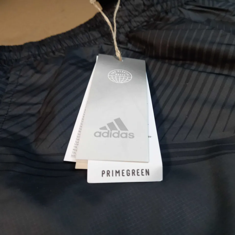 ADIDAS GREY/LOGO SPORTS/SWIM SHORTS - MEDIUM