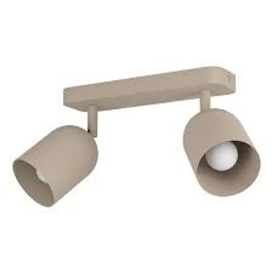 EGLO TILSTON STEEL MINIMALIST DUAL CEILING SPOTLIGHT SANDY