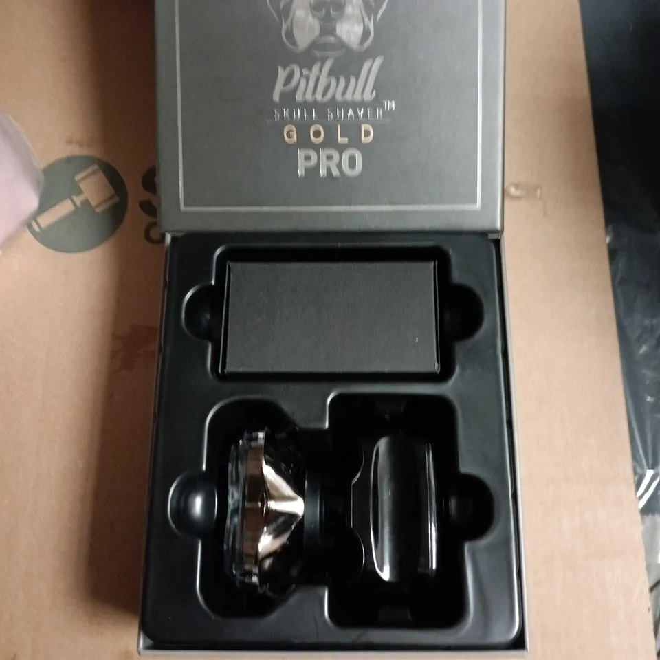 PITBULL SKULL SHAVER GOLD PRO ELECTRIC SHAVER – BOXED
