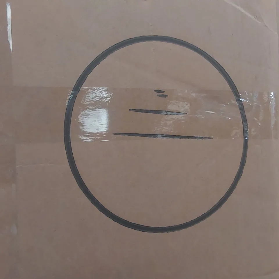 BOXED 60CM ROUND WALL MIRROR - BLACK