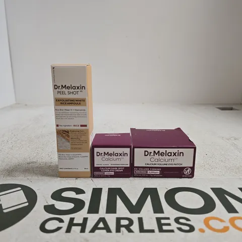 DR.MELAXIN PEEL SHOT EXFOLIATING RICE AMPOULE + CALCIUM EYE PATCH SET