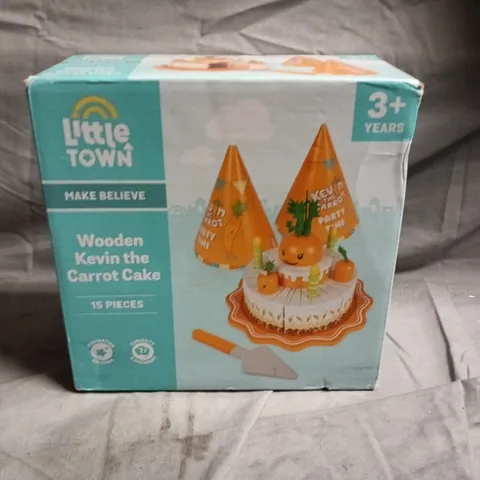 LITTLE TOWN WOODEN KEVIN THE CARROT CAKE – 15 PIECES, FOR 3+ YEARS