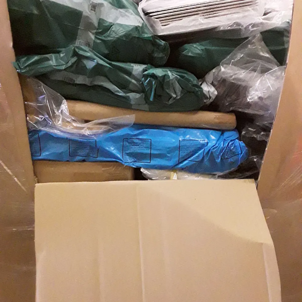 PALLET OF ASSORTED PRODUCTS TO INCLUDE; RUBBER BATH MAT - BAG WITH 2 WHEELS- RABBITGOO WINDOW FILM ECT