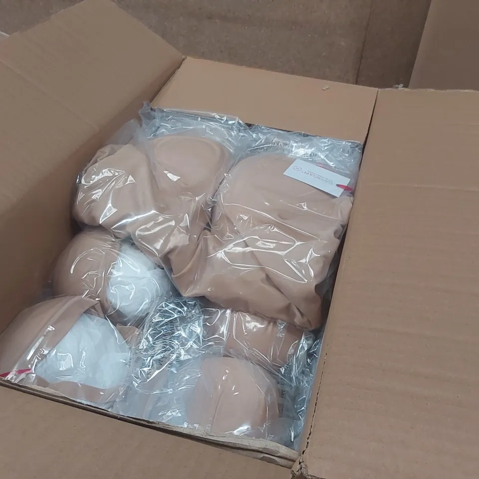 BOX CONTAINING APPROXIMATELY 15x BRAND NEW MAGISCULPT ALMOND BODYSUITS - SIZE 38D