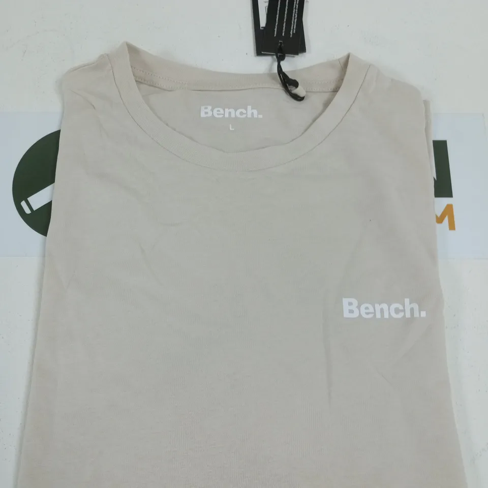 BENCH T-SHIRT LIGHT STONE SIZE L