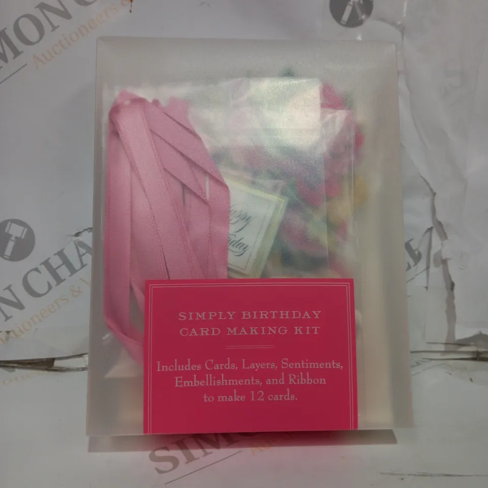 ANNA GRIFFIN SIMPLY EASEL BIRTHDAY CARD MAKING KIT