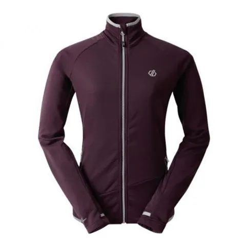 BRAND NEW DARE 2B WOMENS EMERGING FULL ZIP FLEECE IN DEEP PLUM - UK 16