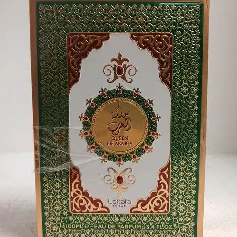 BOXED LATTAFA PRIDE QUEEN OF ARABIA EAU DE PARFUM 100ML 