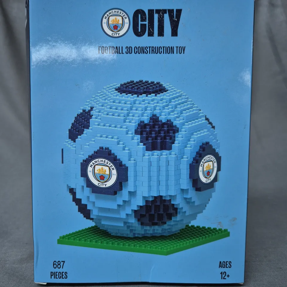 MANCHESTER CITY FOOTBALL 3D CONSTRUCTION TOY