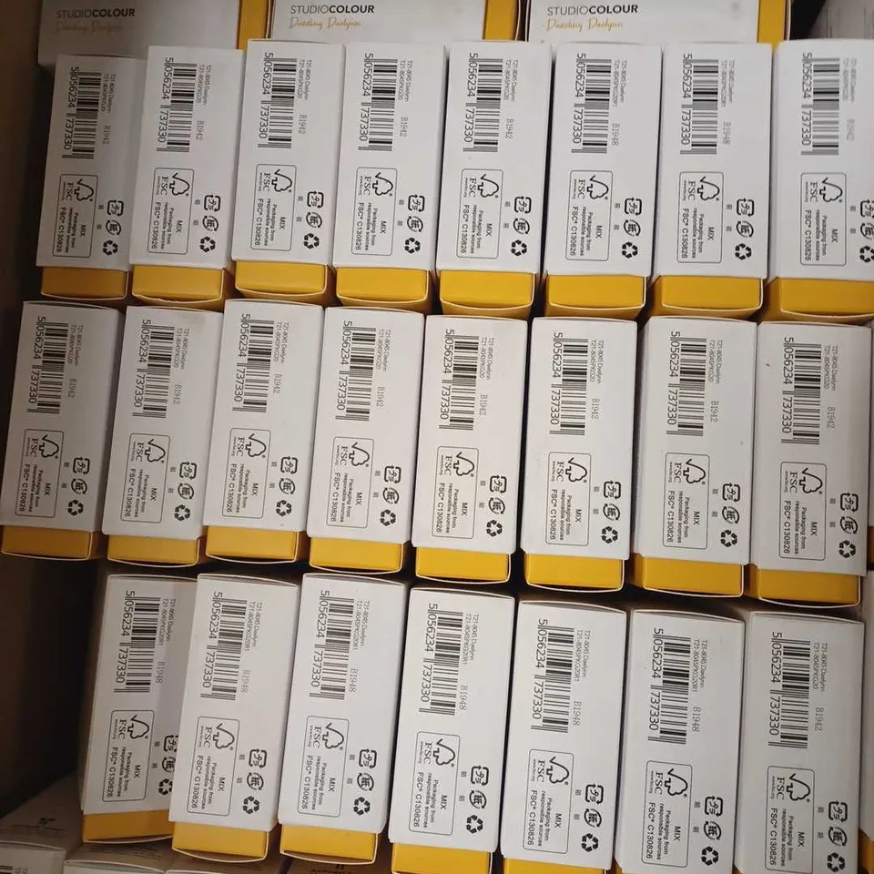 LOT OF APPROX 126 TECH21 STUDIO COLOUR YELLOW AIRPOD CASE