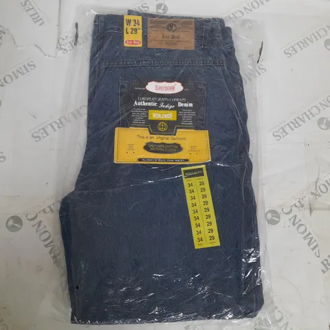 BAGGED EURO DENIM JEANS W34 L29