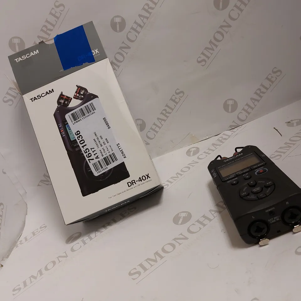 TASCAM DR-40X PORTABLE 4-TRACK AUDIO RECORDER