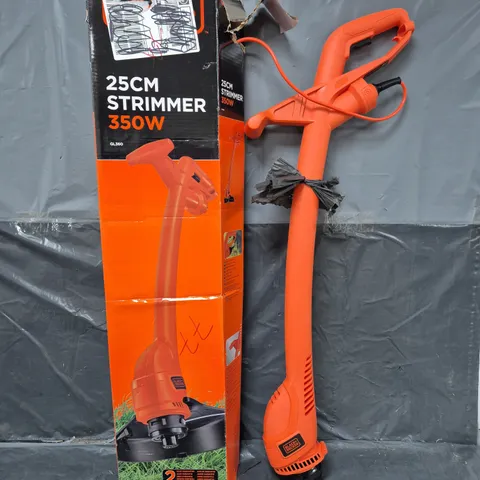 BLACK & DECKER 25CM 350W STRIMMER - HL360