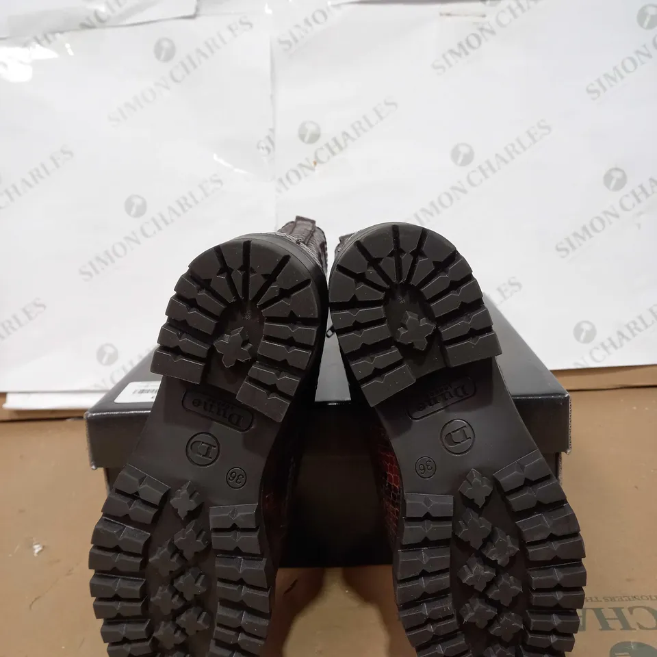 BOXED DUNE PRESTNE HIKR BOOT REPTILE SIZE 3