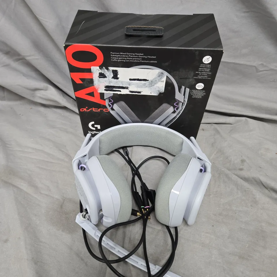 BOXED LOGITECH A10 ASTRO GAMING HEADSET