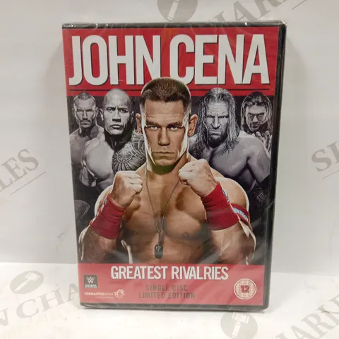 LOT OF APPROXIMATELY 20 'JOHN CENA GREATEST RIVALS SINGLE DISC LIMITED EDITION' DVDS