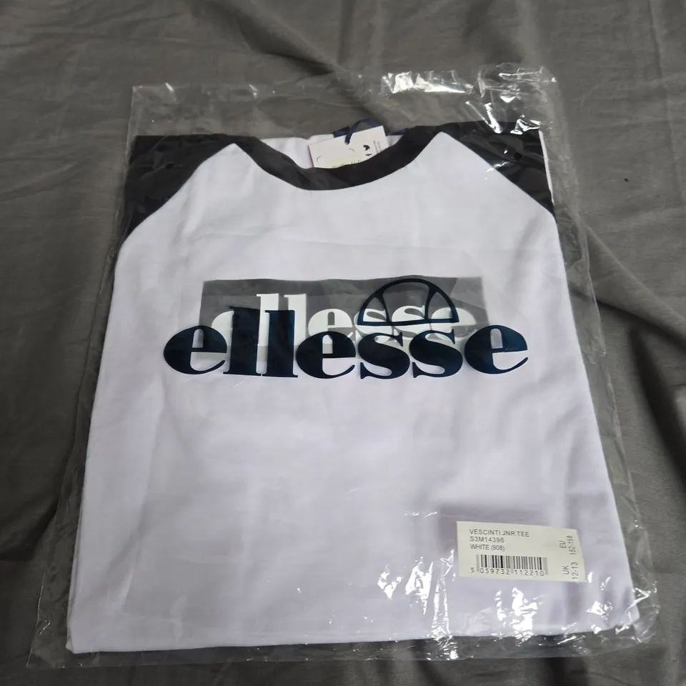 ELLESSE VESCINTI JNR TEE WHITE 12-13