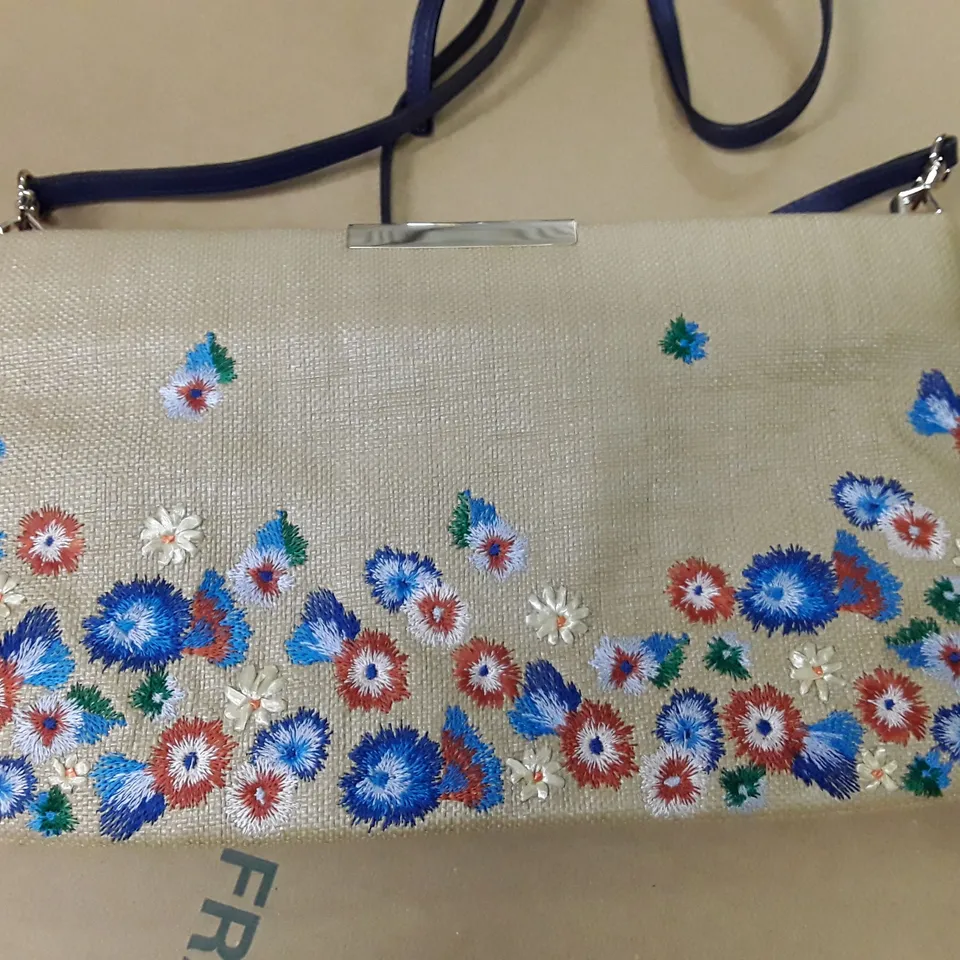 L.K.BENNET FLORAL STITCH BAG