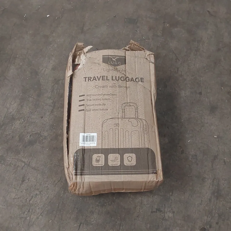 BOXED LUGG LIGHTWEIGHT TRAVEL SUITCASE 