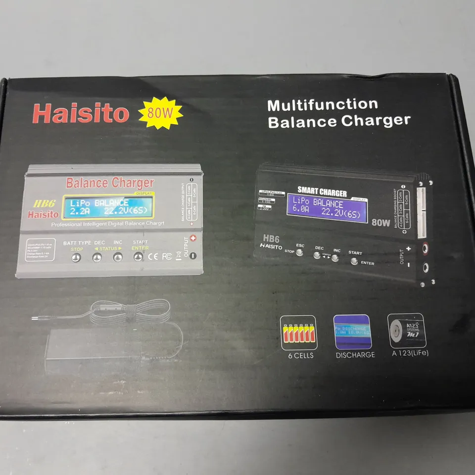 BOXED HAISITO 80W MULTIFUNCTION BALANCE CHARGER