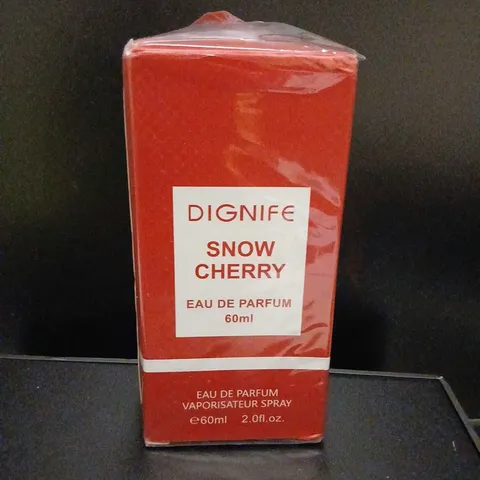 BOXED AND SEALED DIGNIFE SNOW CHERRY EAU DE PARFUM 60ML